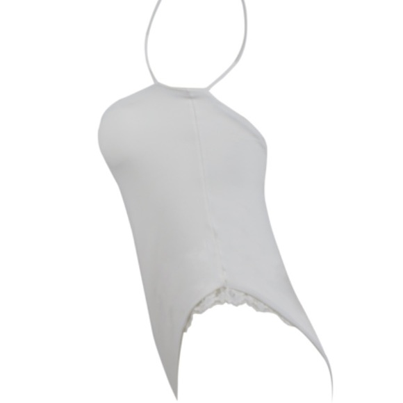 White One Piece Bathing Suit - Picture 4 of 5